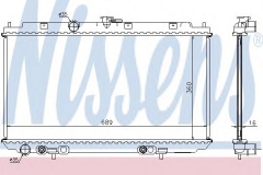 NISSENS 67347A Радиатор охлаждения