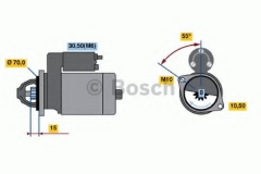 BOSCH 0 986 018 630 Стартер