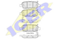 ICER 181901-203 Тормозные колодки 