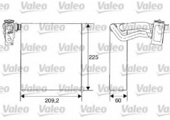 VALEO 817681 Испаритель кондиционера