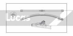 LUCAS ELECTRICAL LLWFB14 Щетка стеклоочистителя