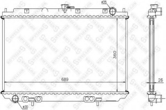 STELLOX 10-26580-SX Радиатор охлаждения