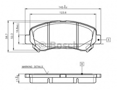 BOSCH 0 986 TB3 117 Тормозные колодки 