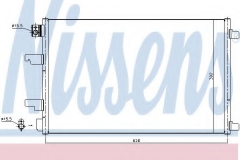 NISSENS 940402 Конденсатор кондиционера