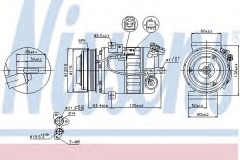 NISSENS 89394 Компрессор кондиционера