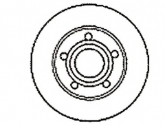 JURID 561247J Тормозной диск