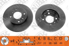 NiBK RN1039 Тормозной диск