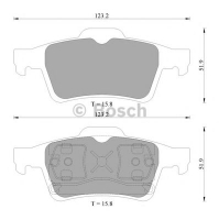 BOSCH 0 986 AB1 444 Тормозные колодки 