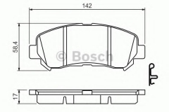 BOSCH 0 986 494 501 Тормозные колодки 