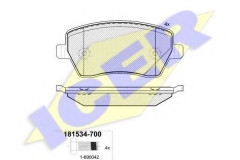 ICER 181534-700 Тормозные колодки 