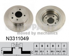 NIPPARTS N3311049 Тормозной диск