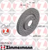ZIMMERMANN 200.2534.52 Тормозной диск