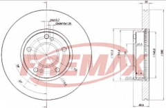 FREMAX BD-1057 Тормозной диск