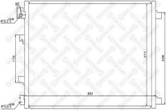 STELLOX 10-45484-SX Конденсатор кондиционера
