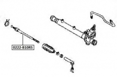 ASVA 0222-B10RS Рулевая тяга