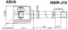 ASVA NSIR-J10 ШРУС