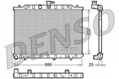 DENSO DRM46007 Радиатор охлаждения