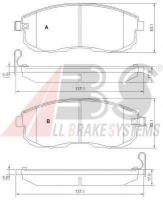 A.B.S. 37648 OE Тормозные колодки 