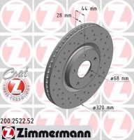 ZIMMERMANN 200.2522.52 Тормозной диск