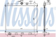 NISSENS 62902A Радиатор охлаждения