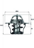 MAHLE ORIGINAL TX 4 87D Термостат