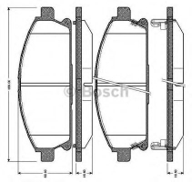 BOSCH 0 986 TB2 775 Тормозные колодки 