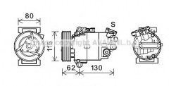 AVA QUALITY COOLING DNK390 Компрессор кондиционера