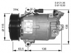 NRF 32488G Компрессор кондиционера