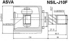 ASVA NSIL-J10F ШРУС