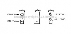 AVA QUALITY COOLING DN1389 Клапан кондиционера