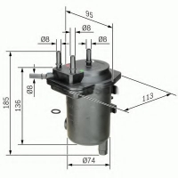 BOSCH 0 450 907 008 Топливный фильтр