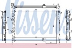 NISSENS 67361 Радиатор охлаждения