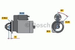 BOSCH 0 986 016 730 Стартер