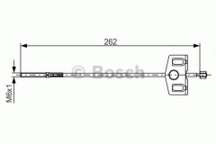 BOSCH 1 987 482 337 Трос ручника