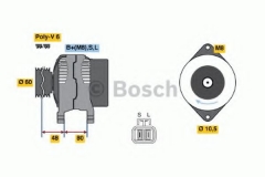 BOSCH 0 986 045 701 Генератор