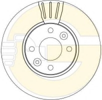 GIRLING 6042671 Тормозной диск