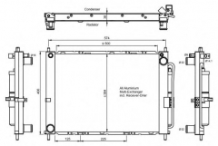 NRF 350068 Конденсатор кондиционера