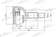 PATRON PCV1443 ШРУС