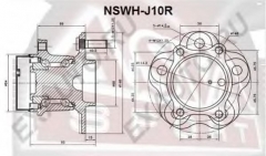 ASVA NSWH-J10R Ступица колеса