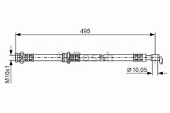 BOSCH 1 987 476 401 Тормозной шланг