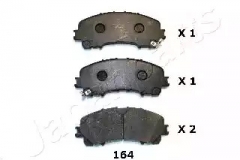 JAPANPARTS PA-164AF Комплект тормозных колодок, дисковый тормоз