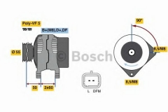 BOSCH 0 986 080 140 Генератор