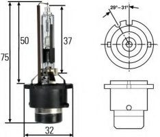 HELLA 8GS 007 001-241 Лампа накаливания, основная фара; Лампа накаливания, основная фара