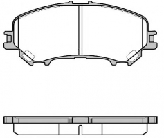 REMSA 1318.22 Тормозные колодки 