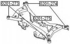 ASVA 0201-275 Рычаг подвески