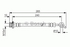 BOSCH 1 987 481 571 Тормозной шланг