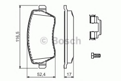 BOSCH 0 986 494 592 Тормозные колодки 