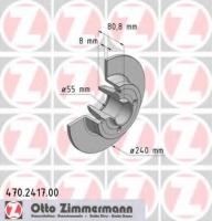 ZIMMERMANN 470.2417.00 Тормозной диск
