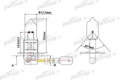 PATRON PLH3-12/55 Лампа накаливания