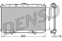 DENSO DRM46024 Радиатор охлаждения